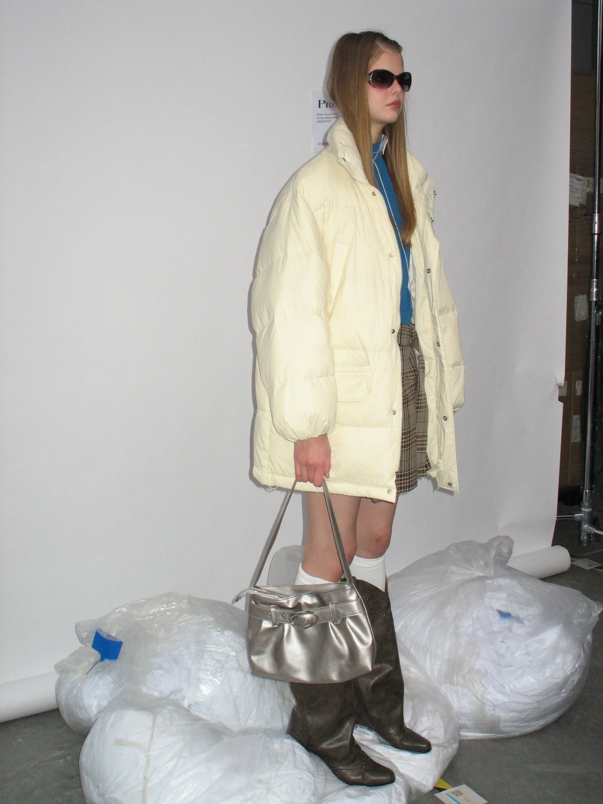 Off White Down Jacket - Image 7