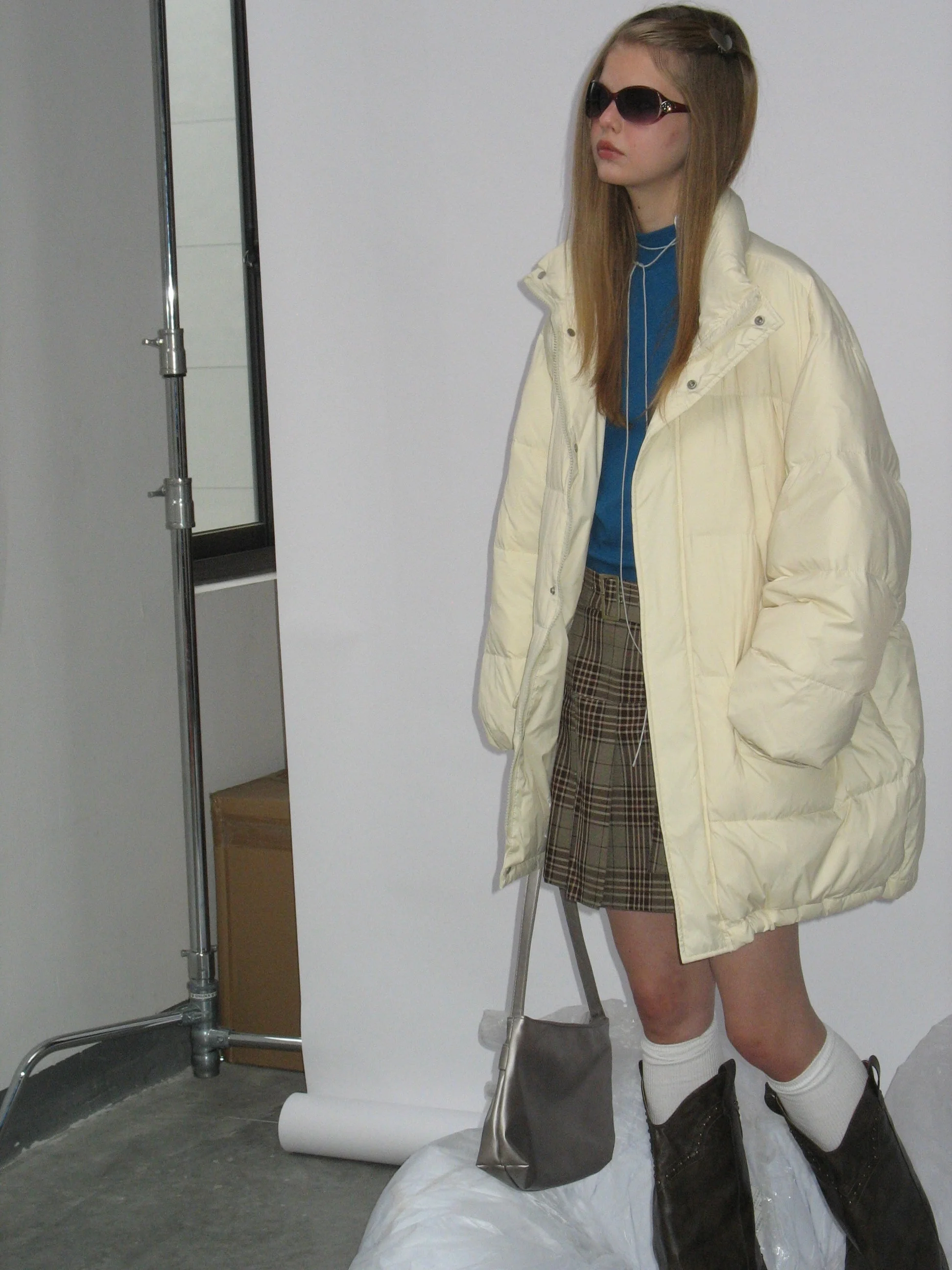 Off White Down Jacket - Image 9
