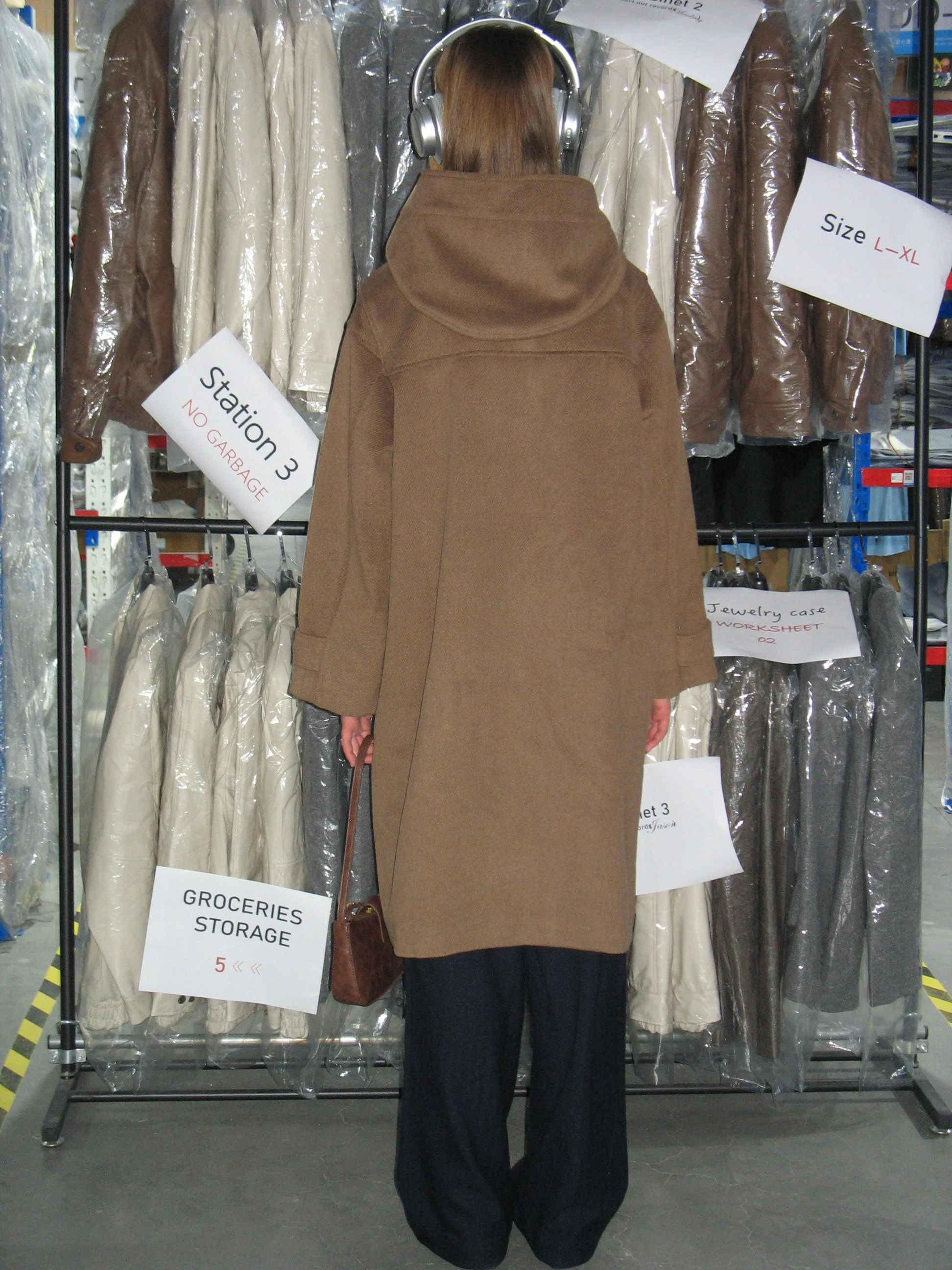 Brown Duffle Coat - Image 6