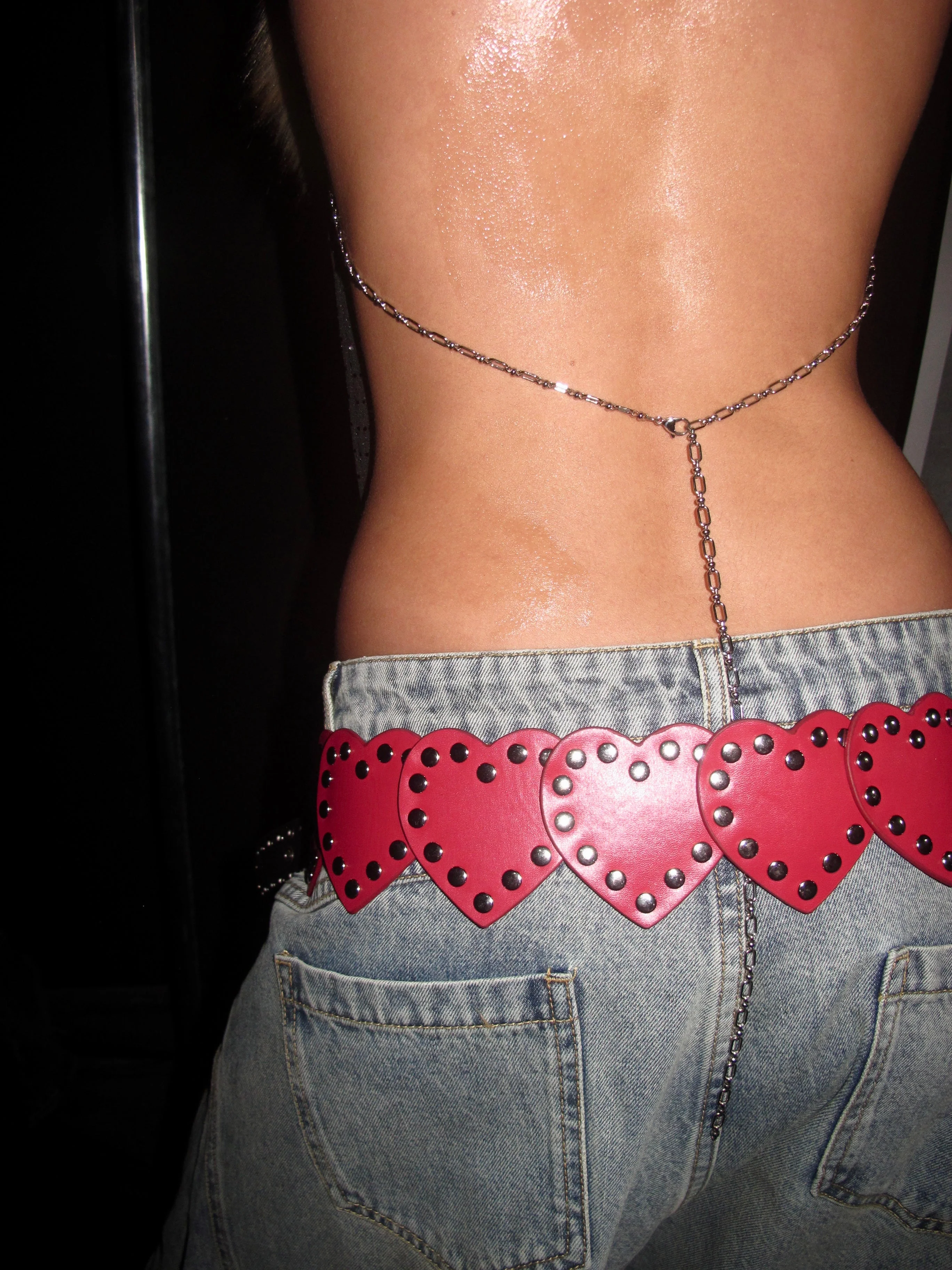 Punk Red Heart Belt - Image 6