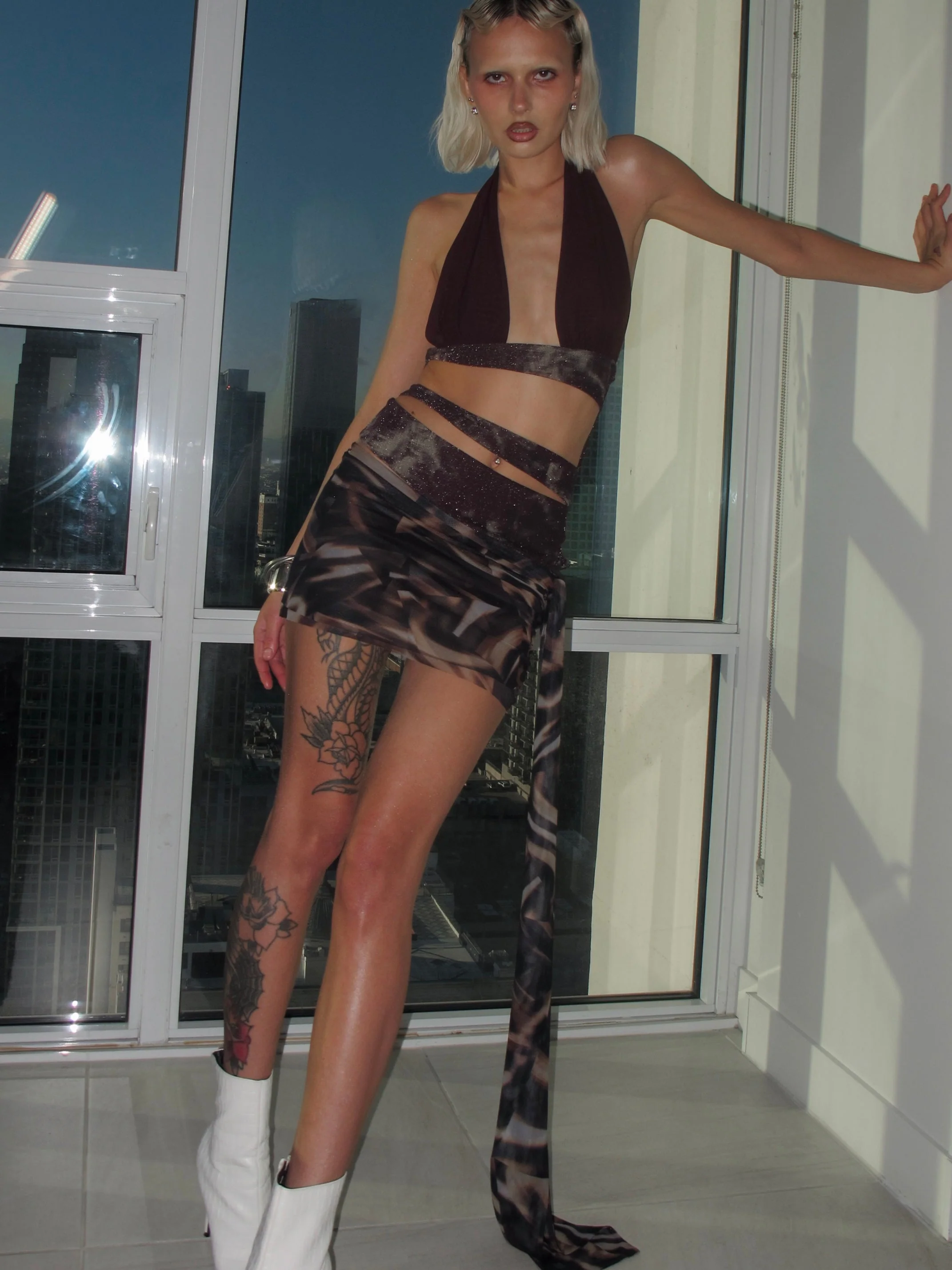 Evy Drape Tie Skirt - Image 17
