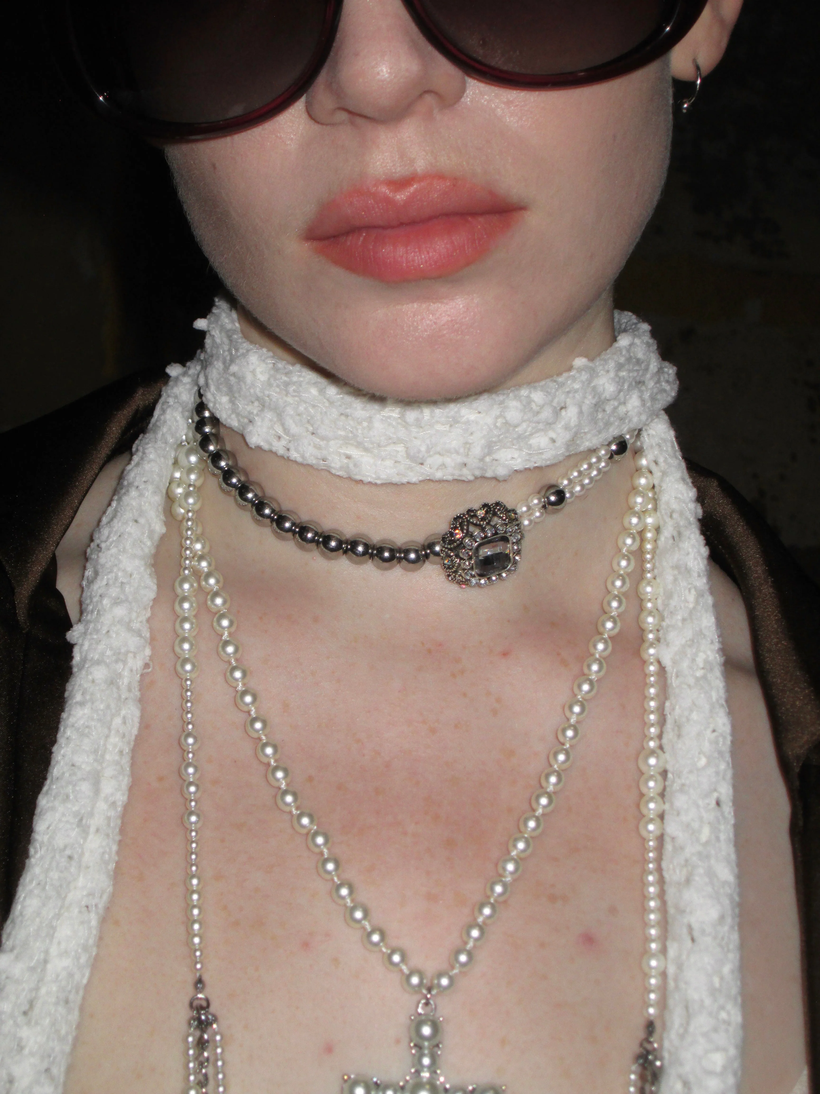 Hollow-out Knitted Scarf - Image 10