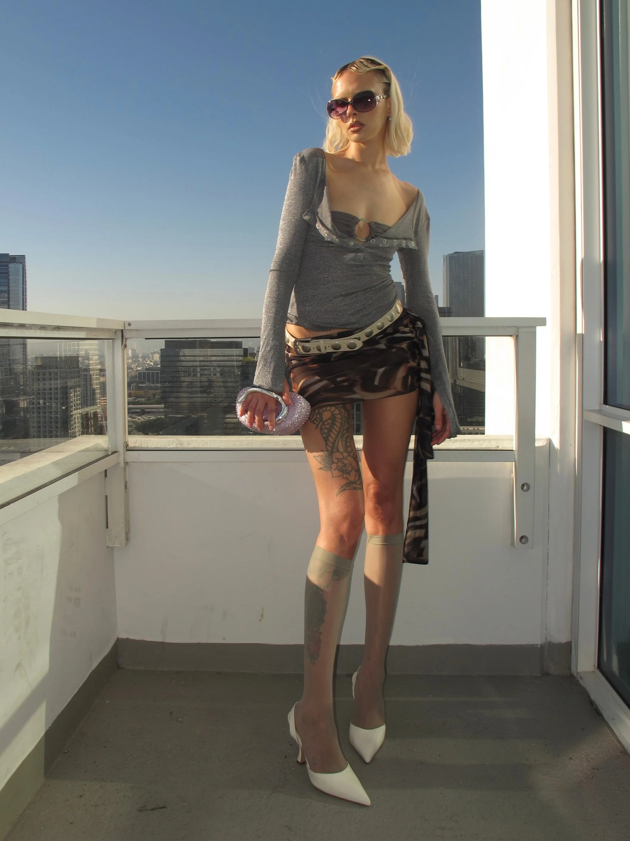 Shimmer Long-Sleeve Top - Image 11