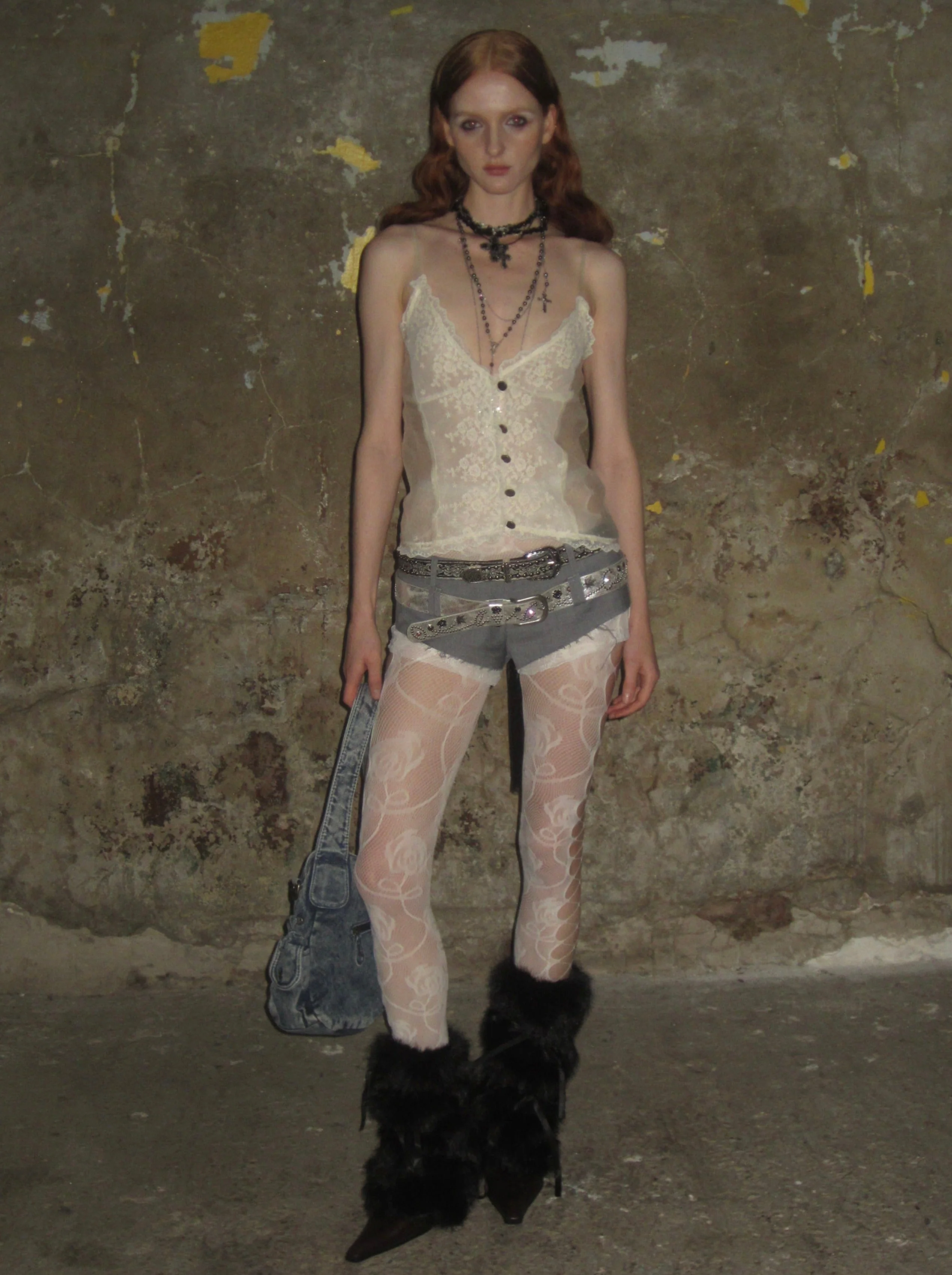Lace-trimmed Tailored Shorts - Image 3