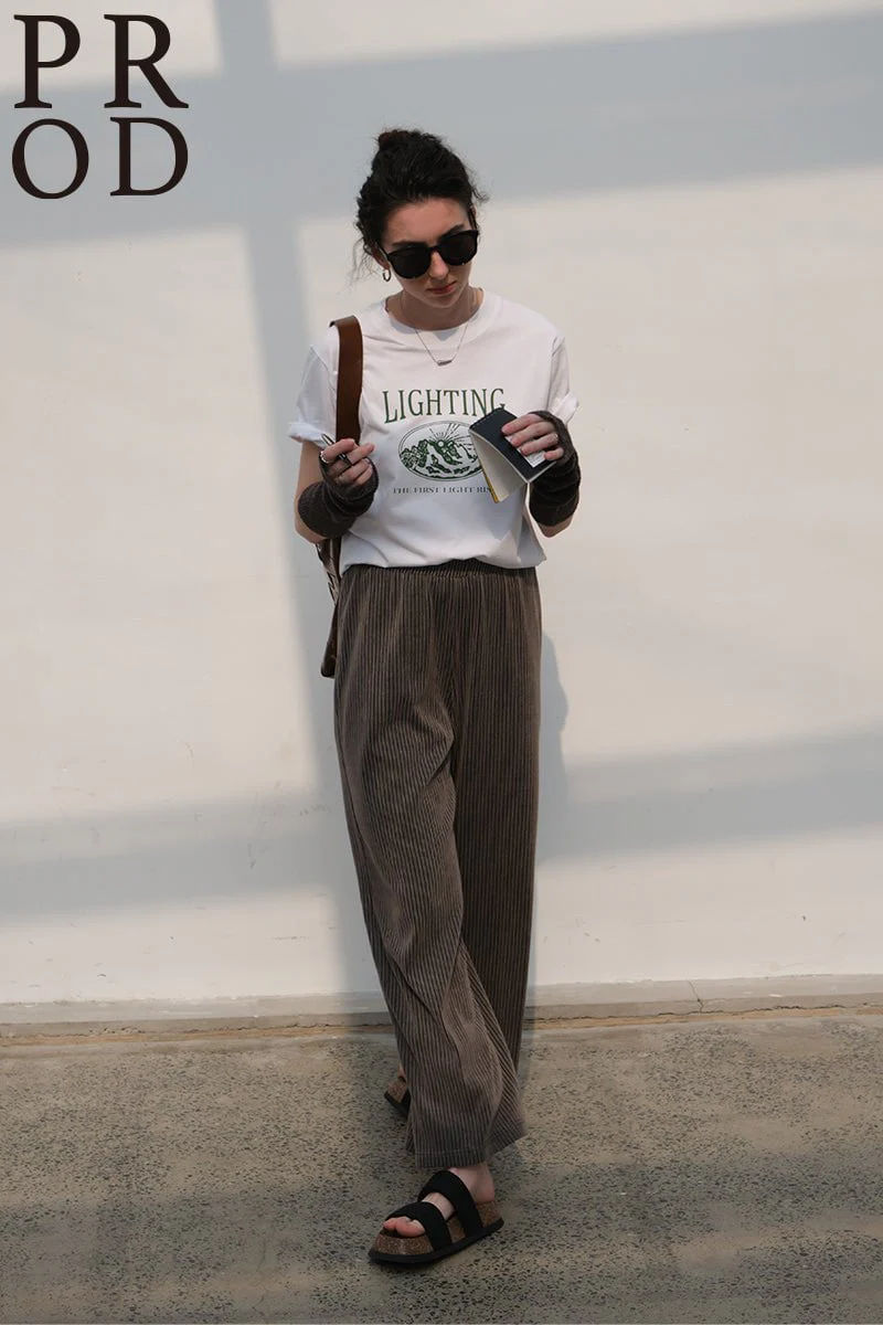 Lighting Basic Short Sleeve T-Shirt / White - Image 7