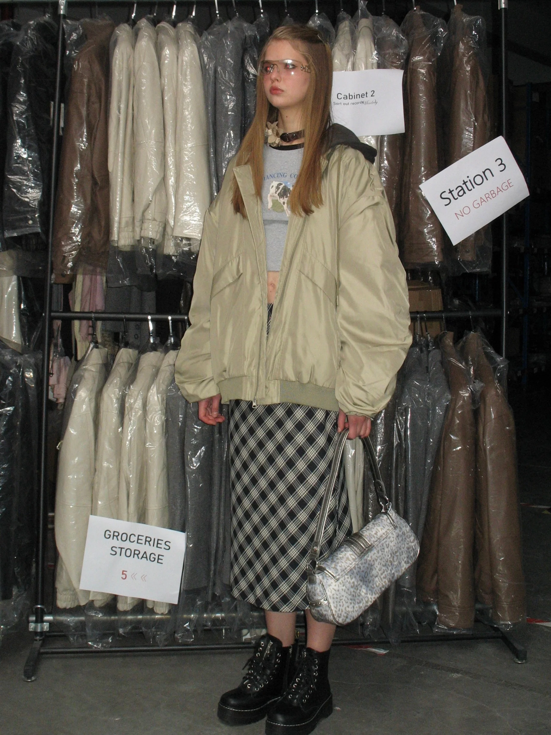Bomber Jacket With Hood - Image 8