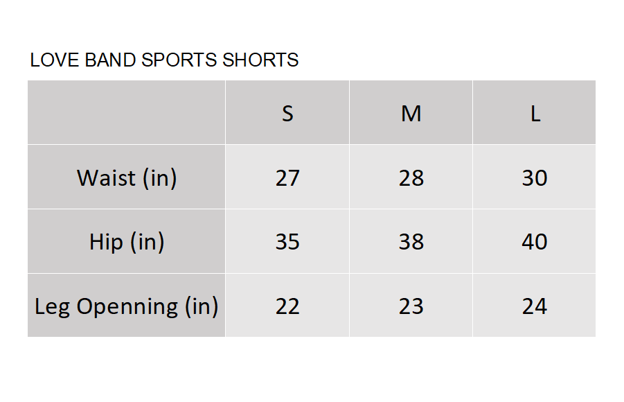 Love Band Sports Shorts - Image 9