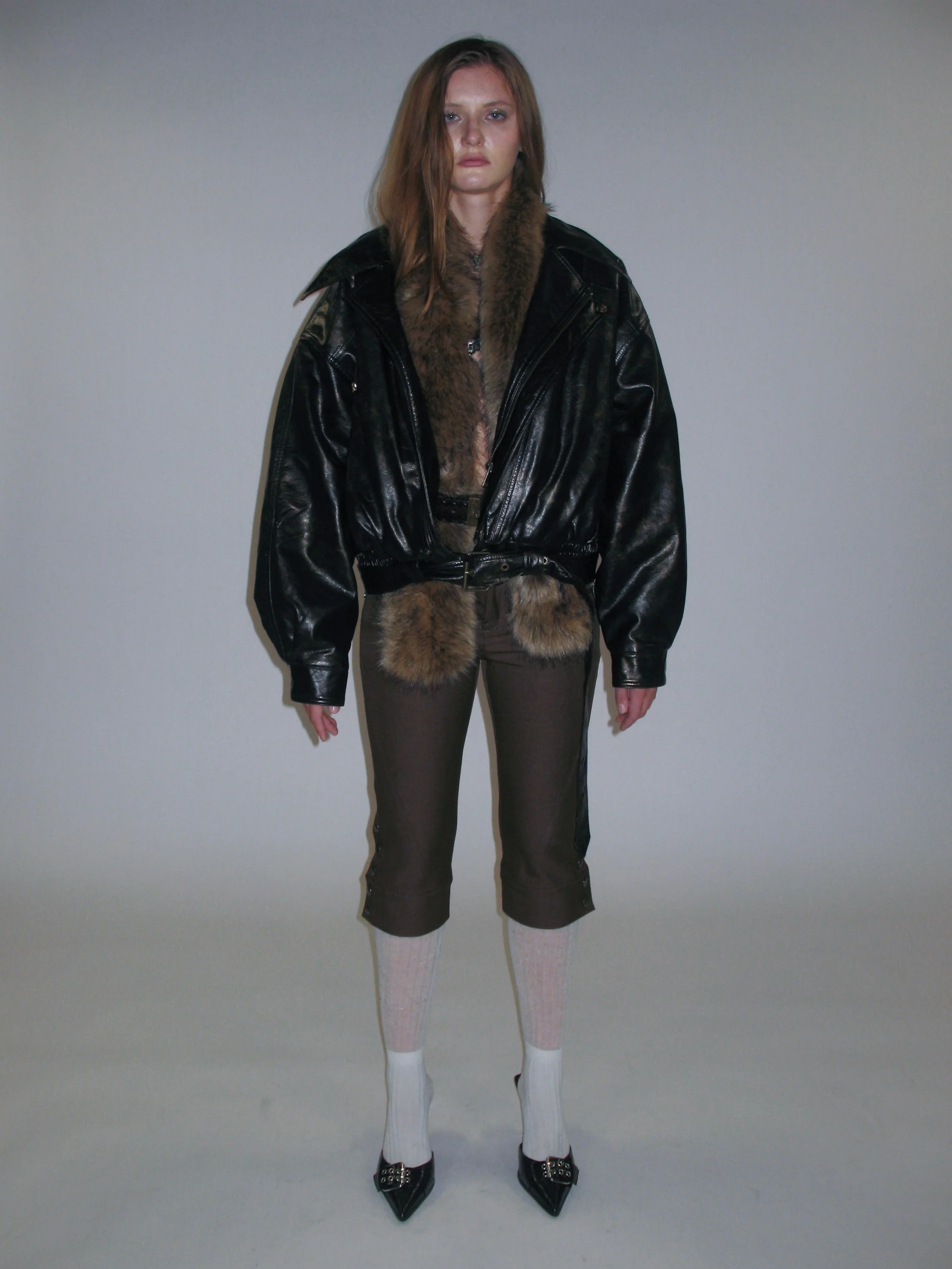 Metropolitan Faux Leather Quilted Coat - Image 7