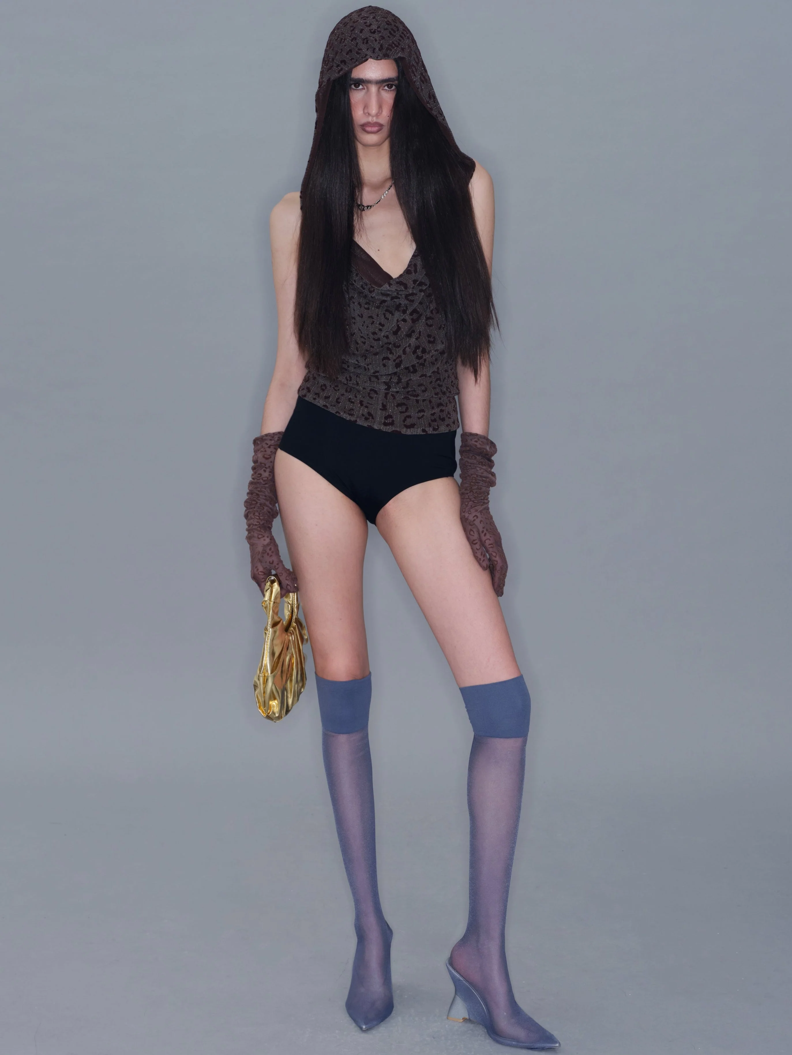Oily Slim Thigh High Stockings - Image 2
