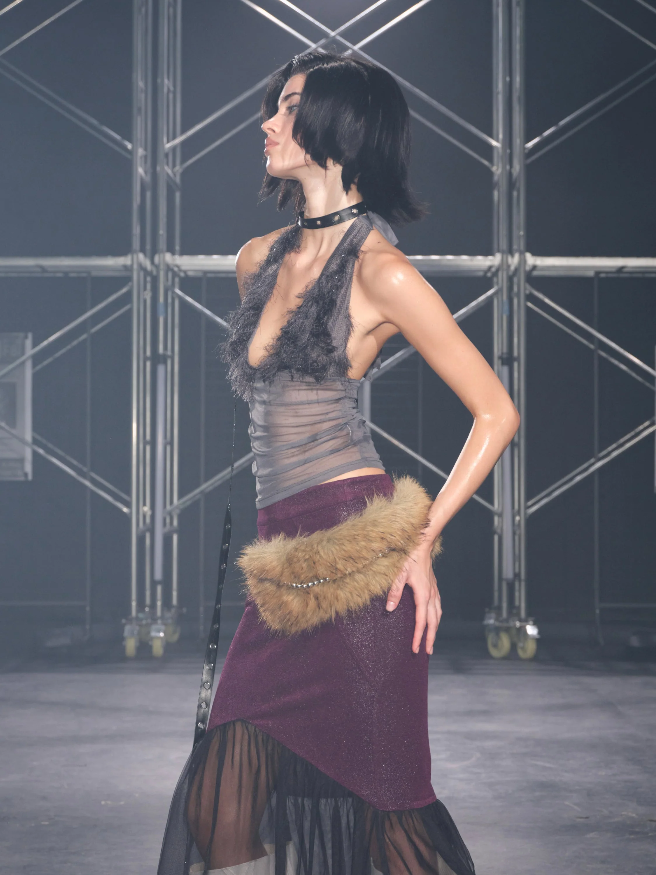 Ophelia Halter Top Gray - Image 7