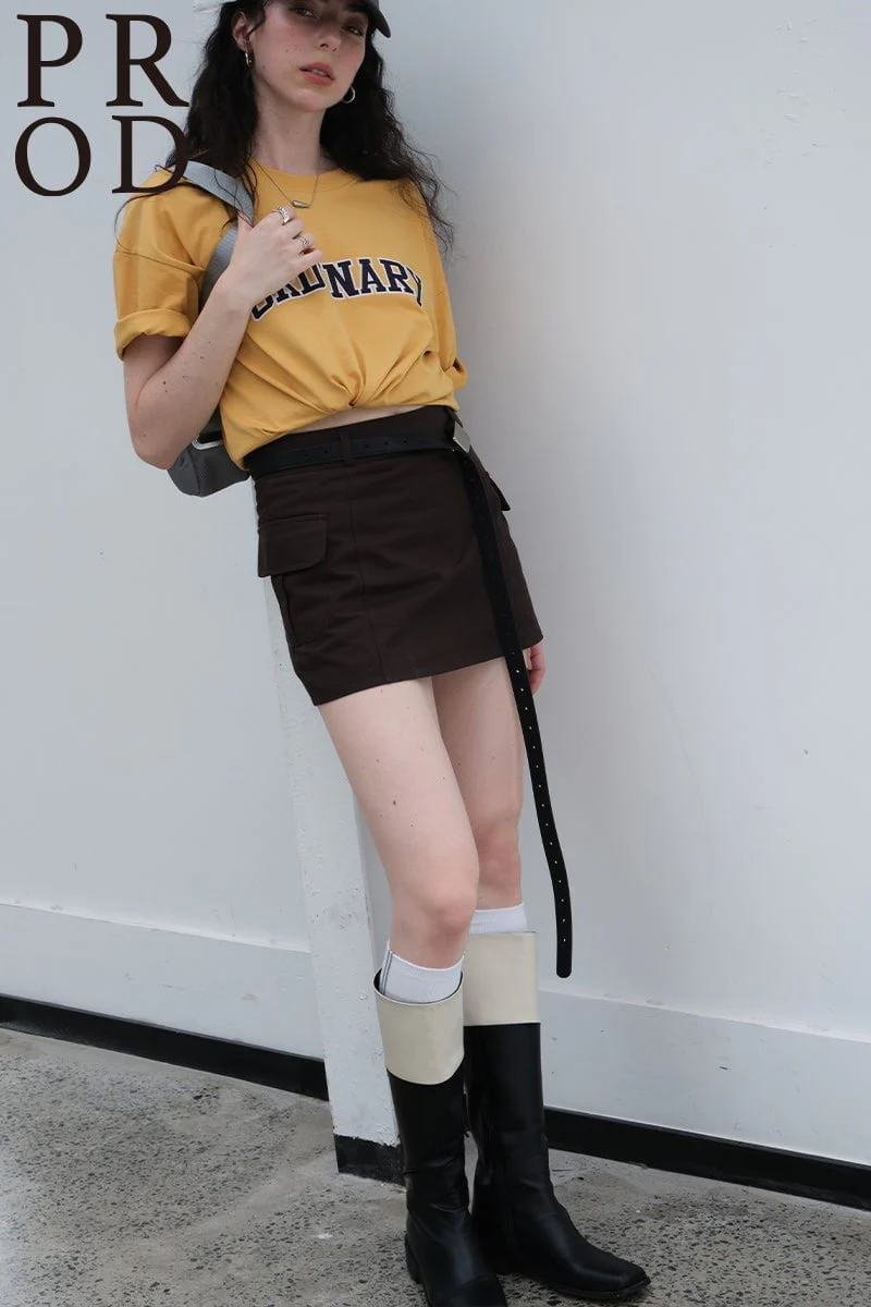 Ordinary Graphic Oversized Short Sleeve T-Shirt / Yellow - Image 4