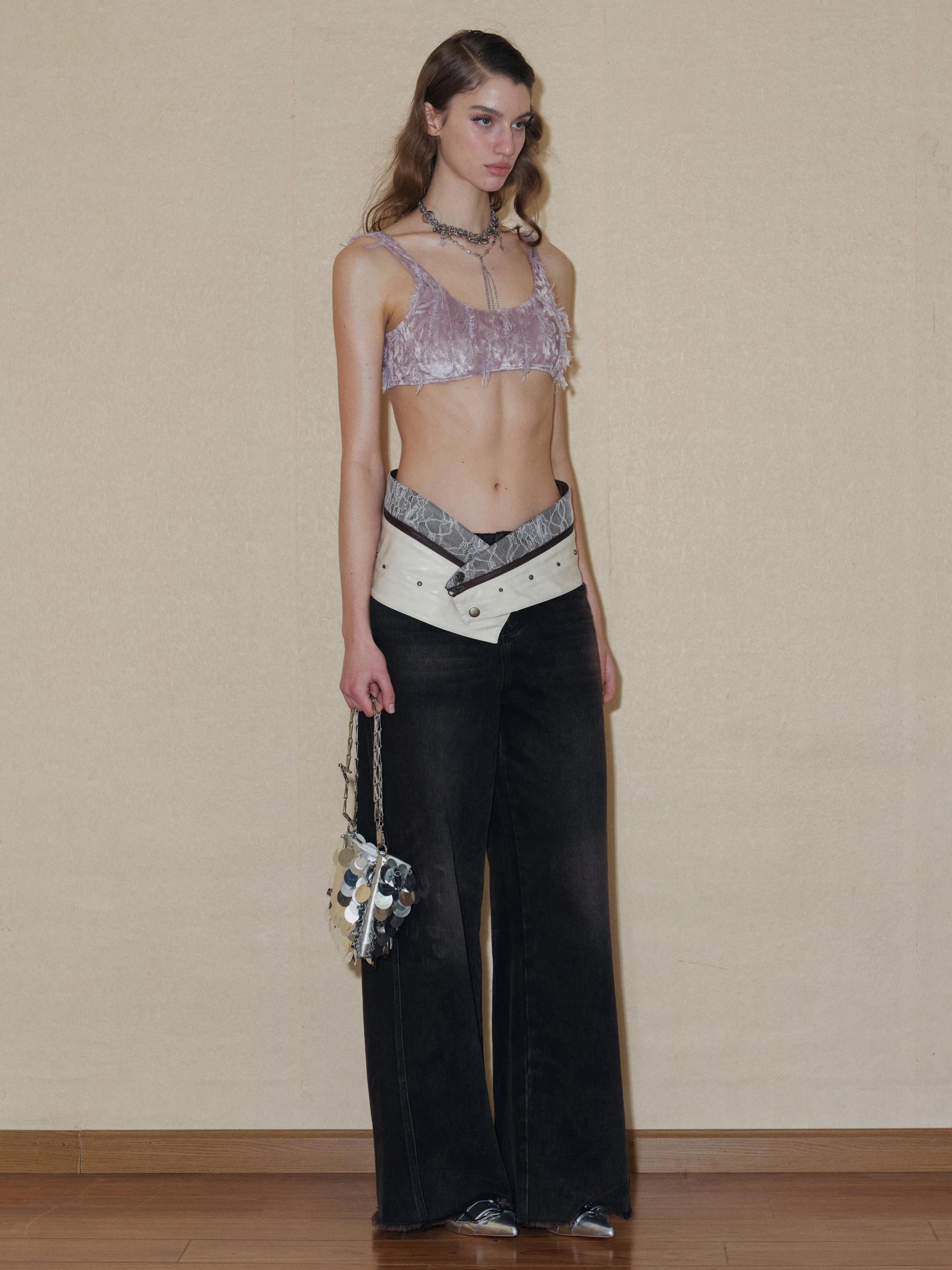 Raw Cut Hem Straight-Cut Jeans - Image 8