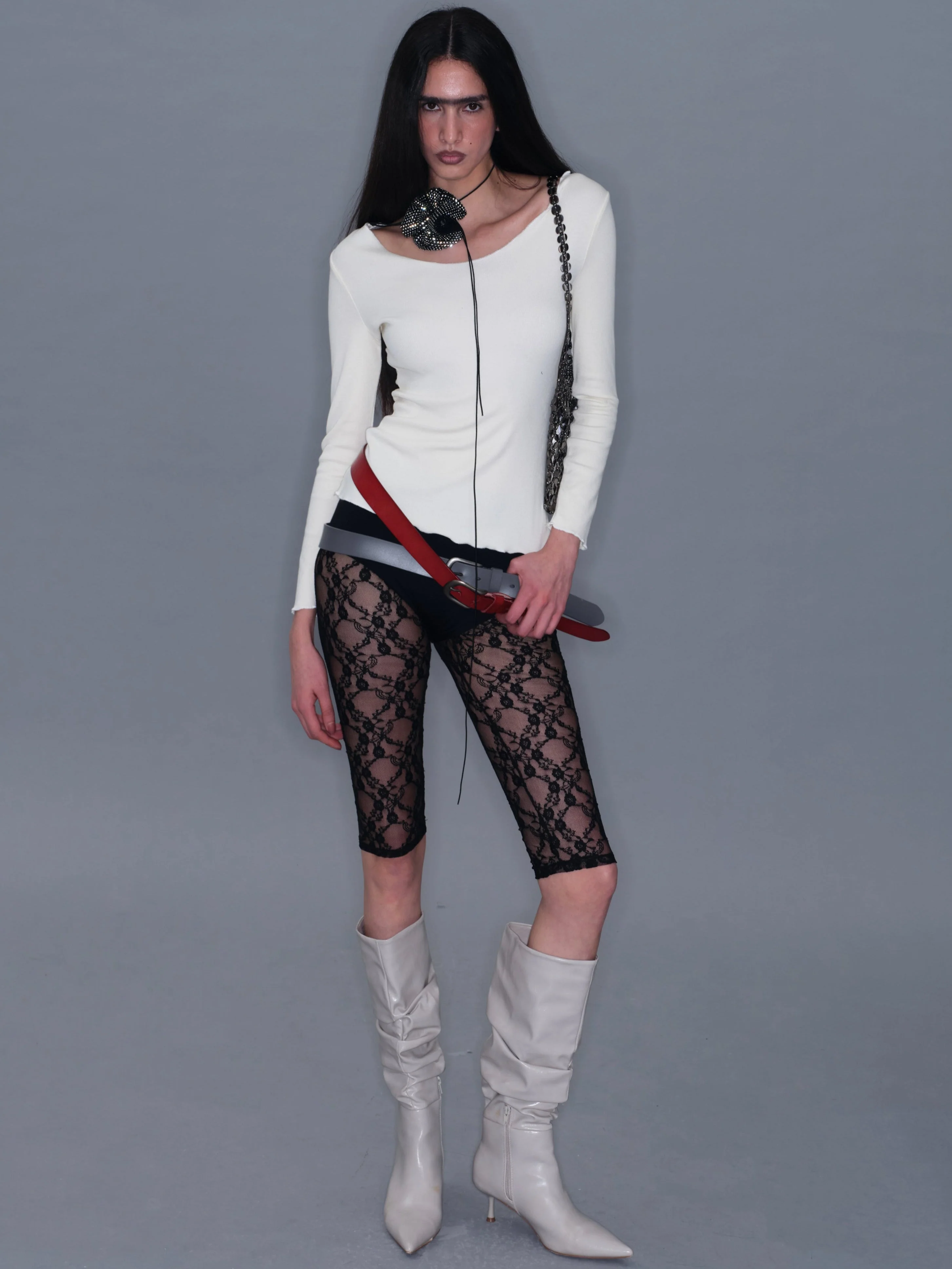 Ruffled V-Neck Long-sleeve - Image 5