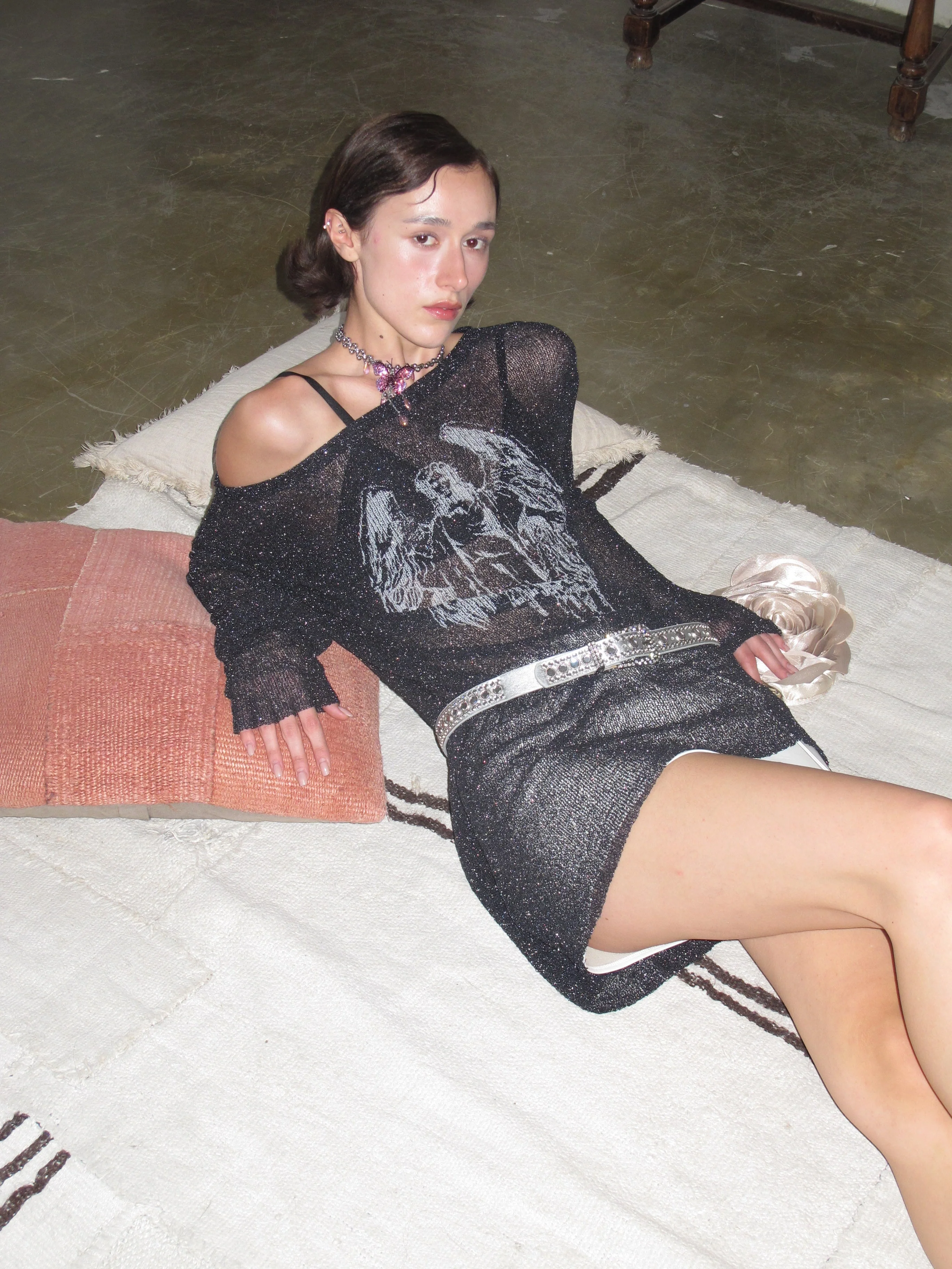 Semi-Sheer Angel Long sleeve - Image 3
