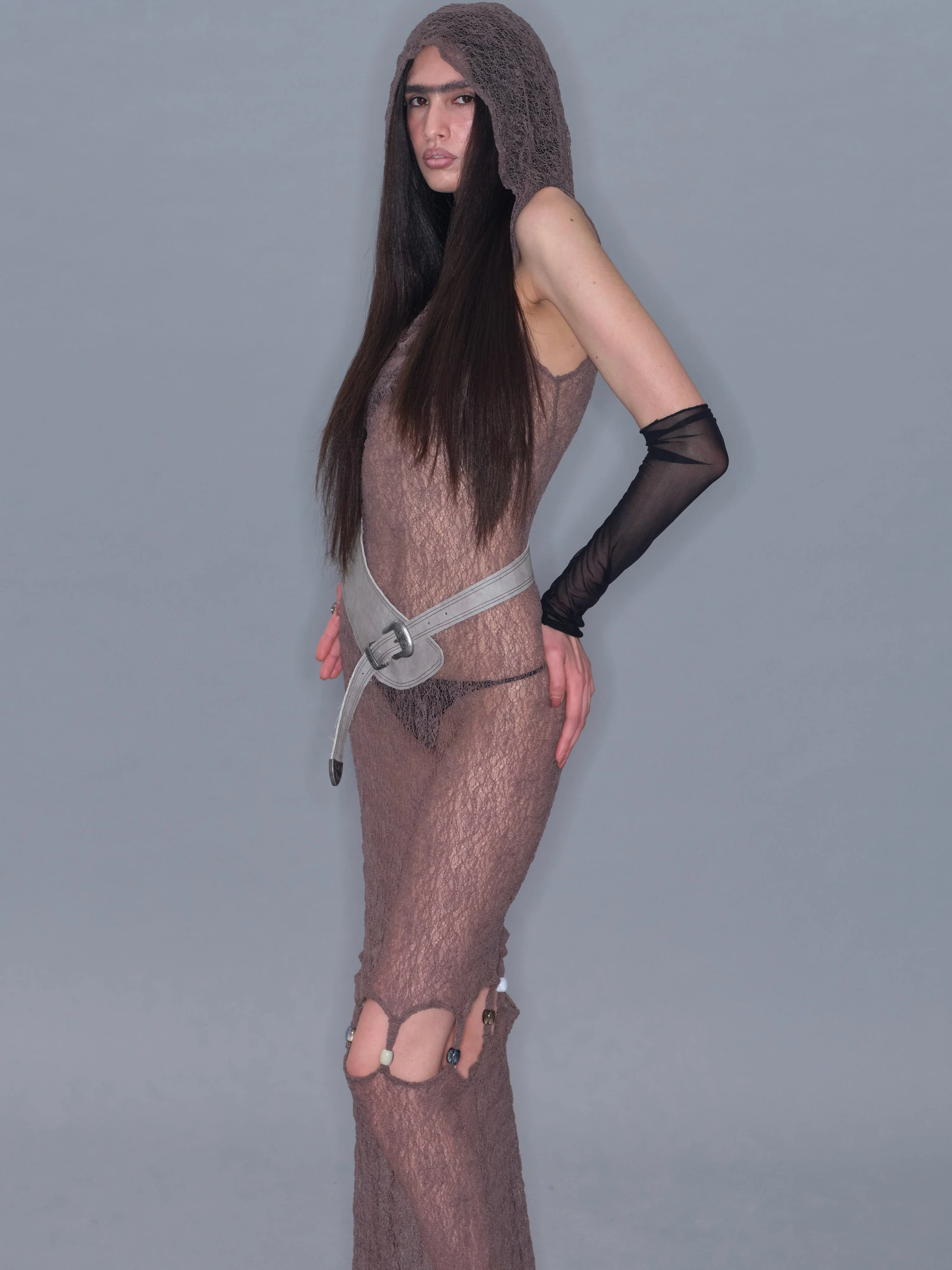 Sheer Beaded Maxi Dress - Image 14