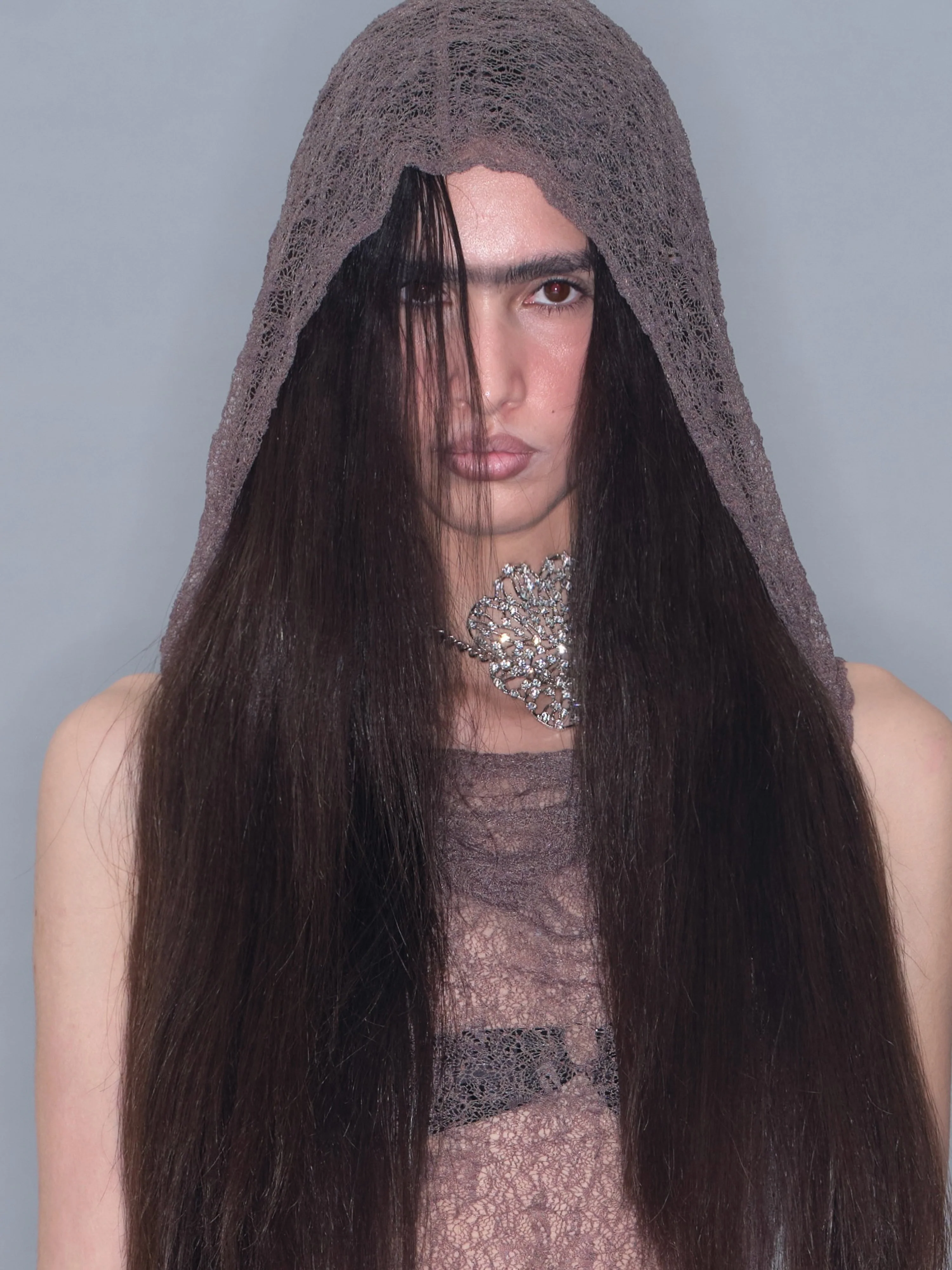 Sheer Beaded Maxi Dress - Image 16
