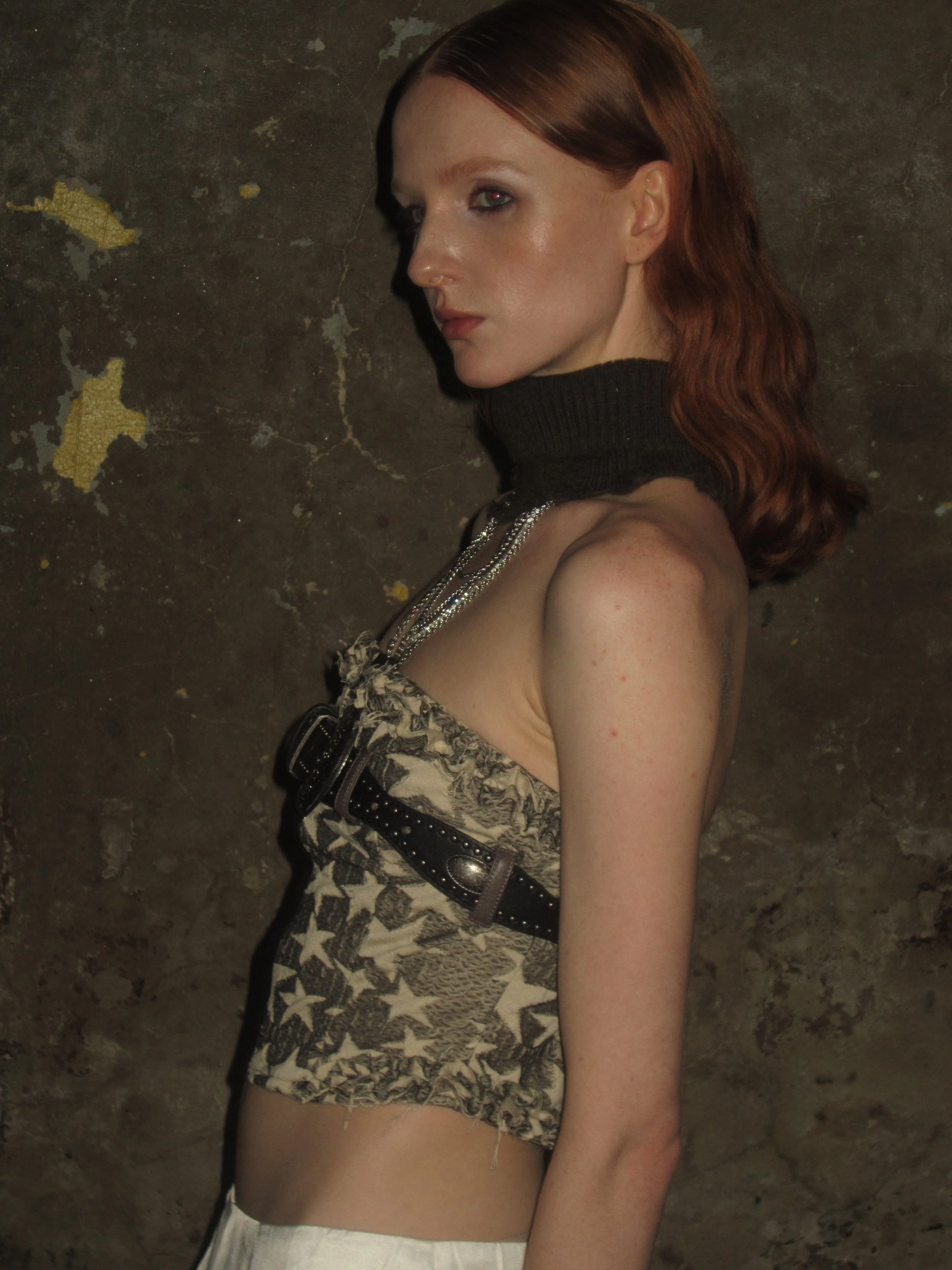 Star Print Bandeau Top - Image 7
