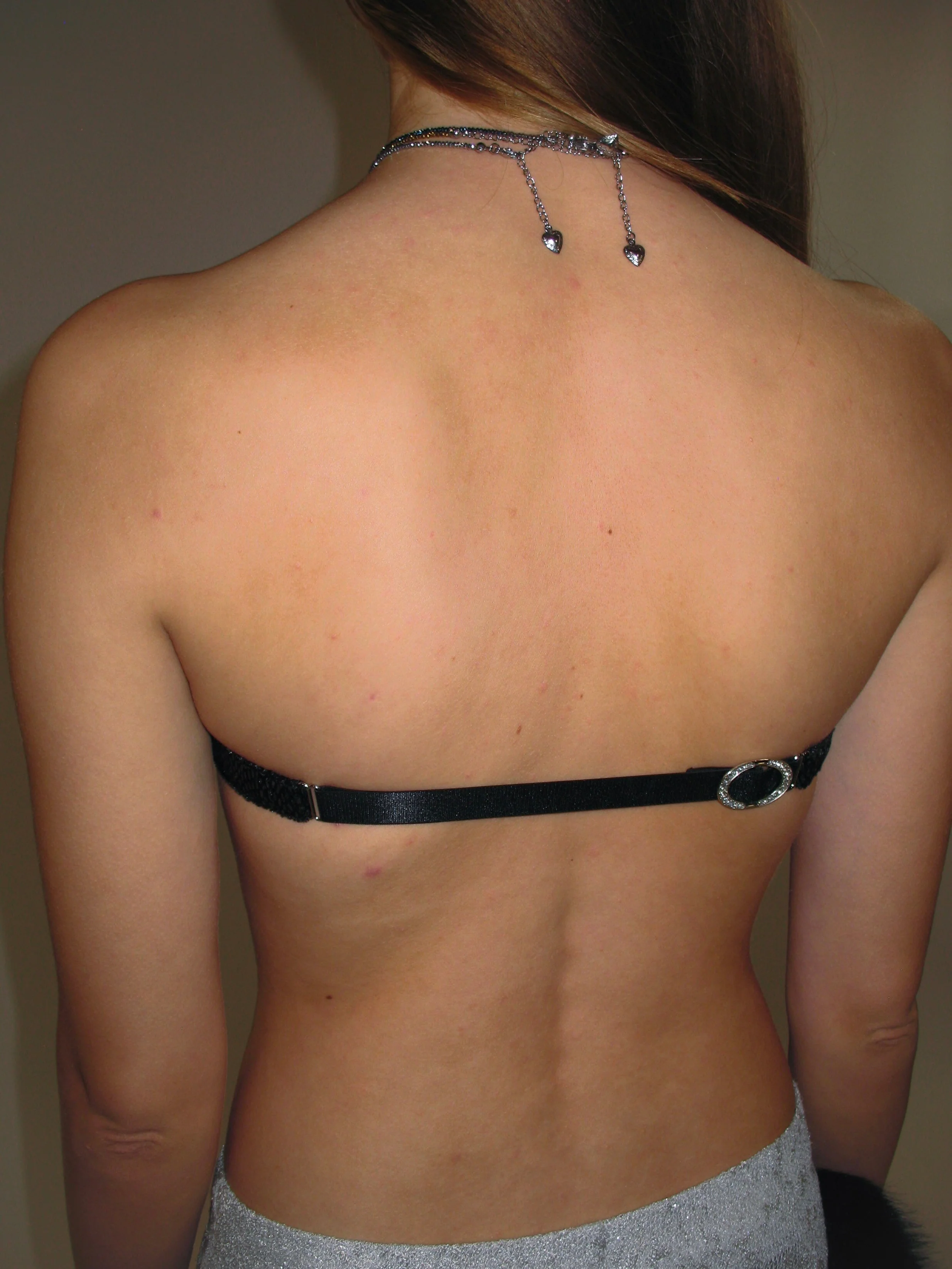 Velvet Dot Bandeau Top/ Black (With Positioning Brooch) - Image 5