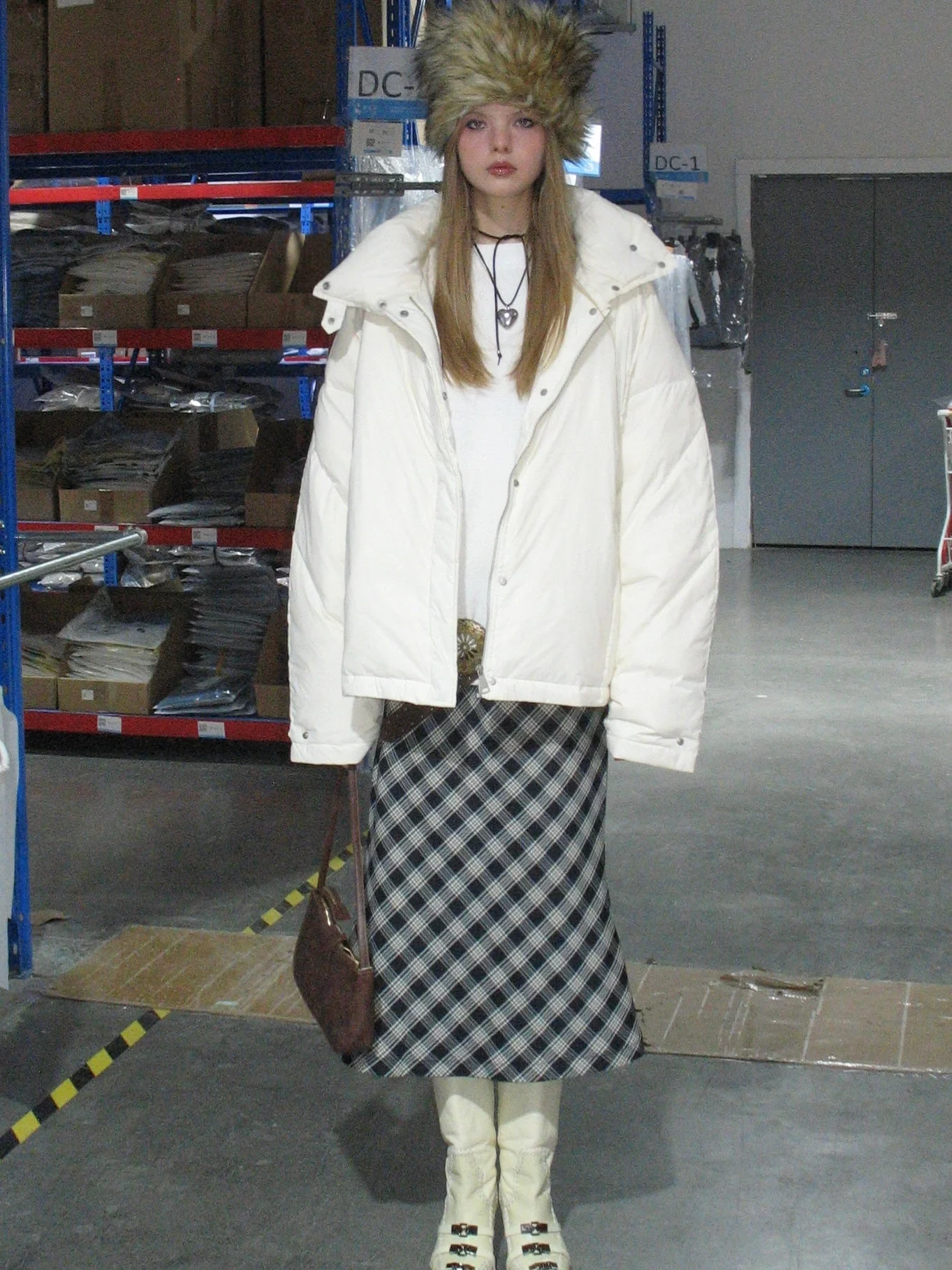 White Down Jacket - Image 2