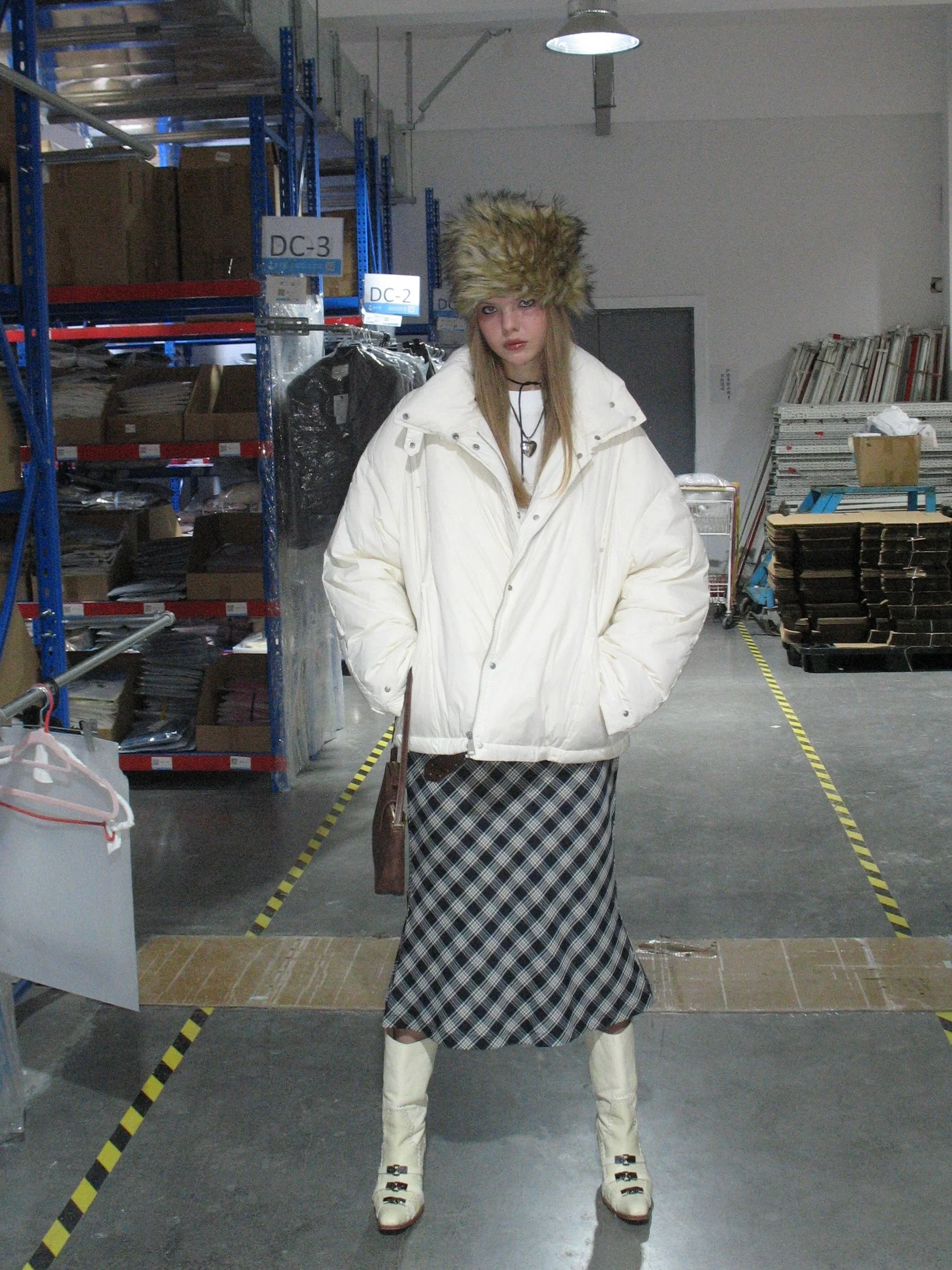 White Down Jacket - Image 3