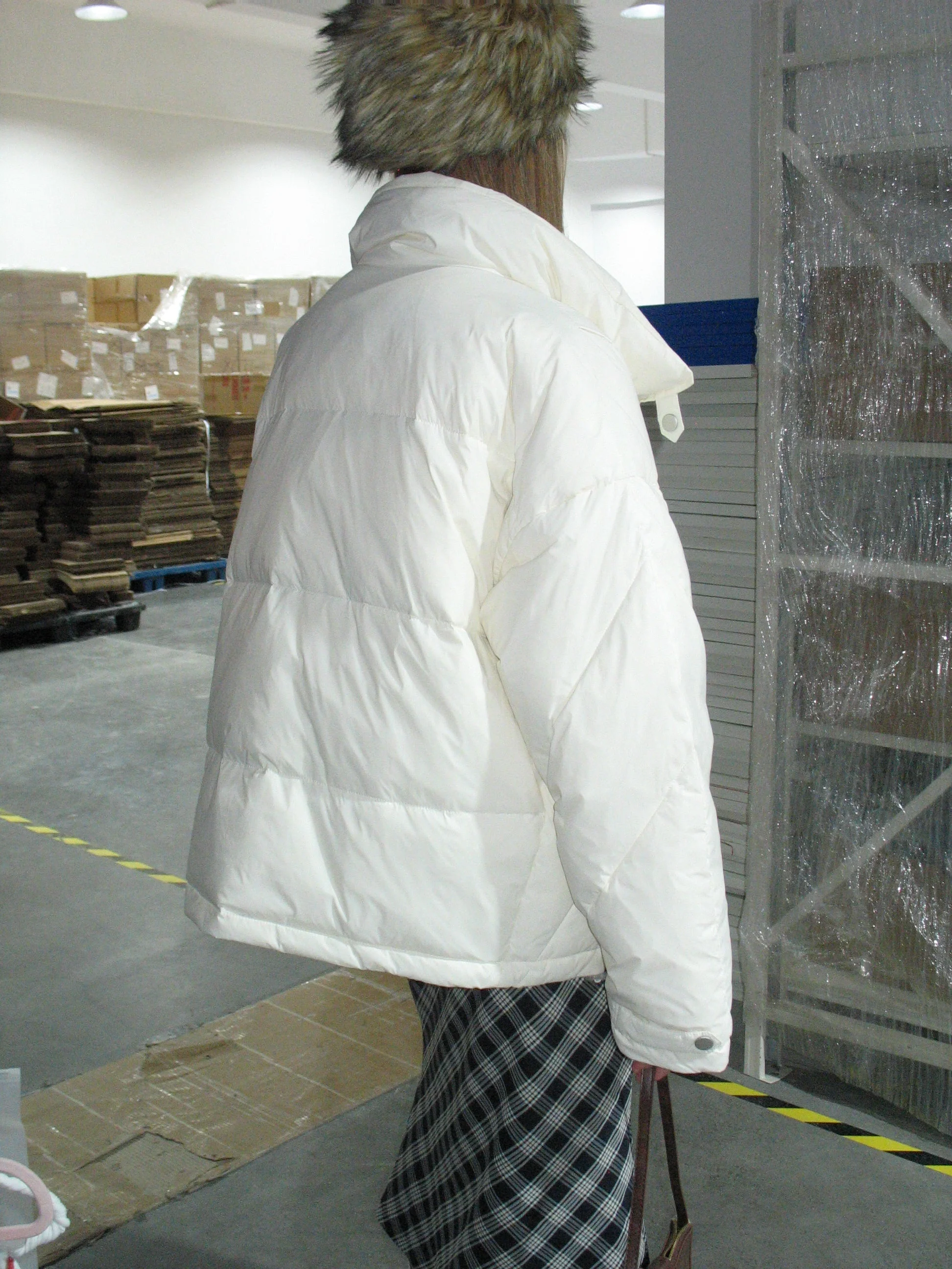White Down Jacket - Image 4