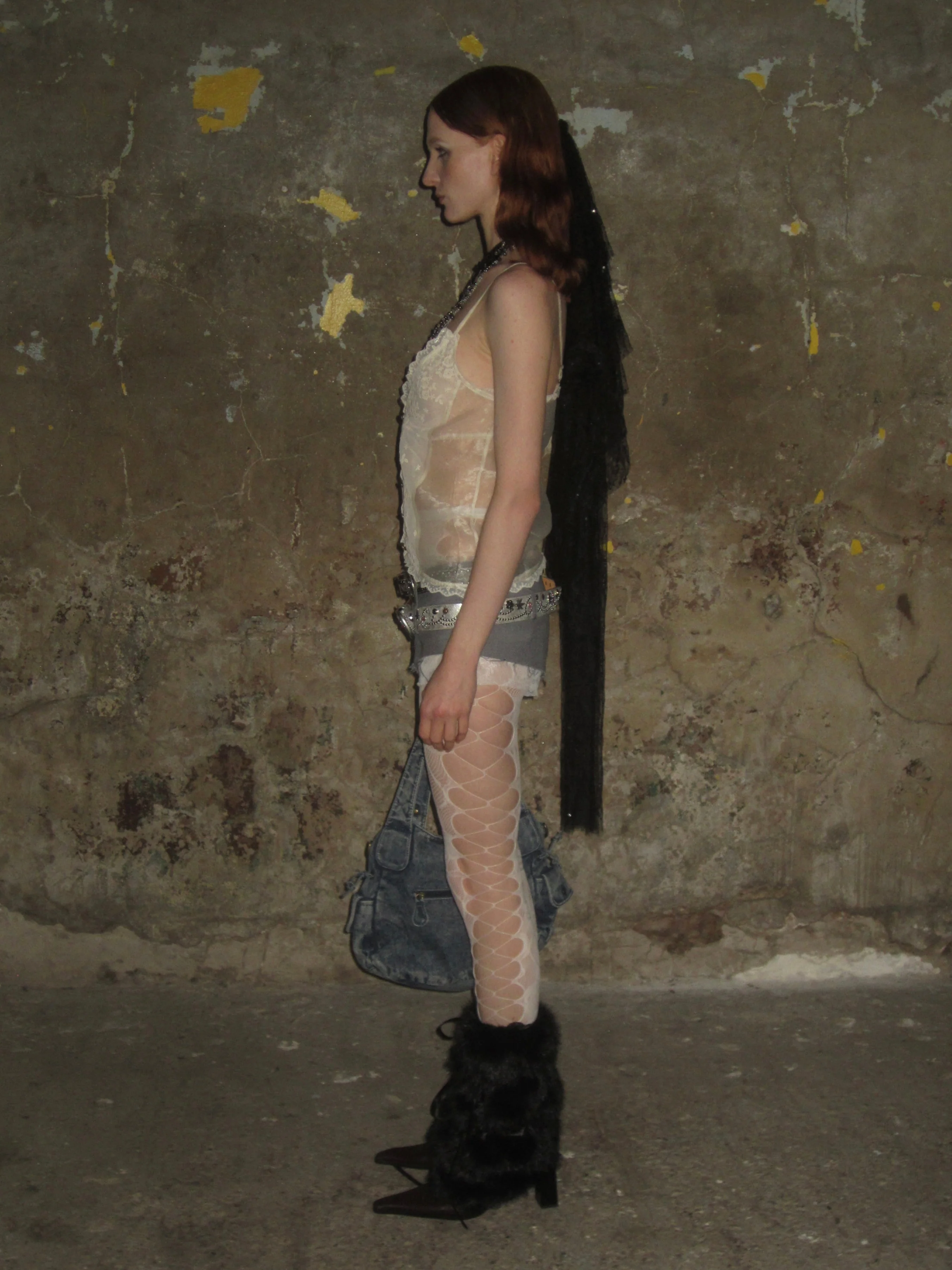 White Lace hollow Tights - Image 4