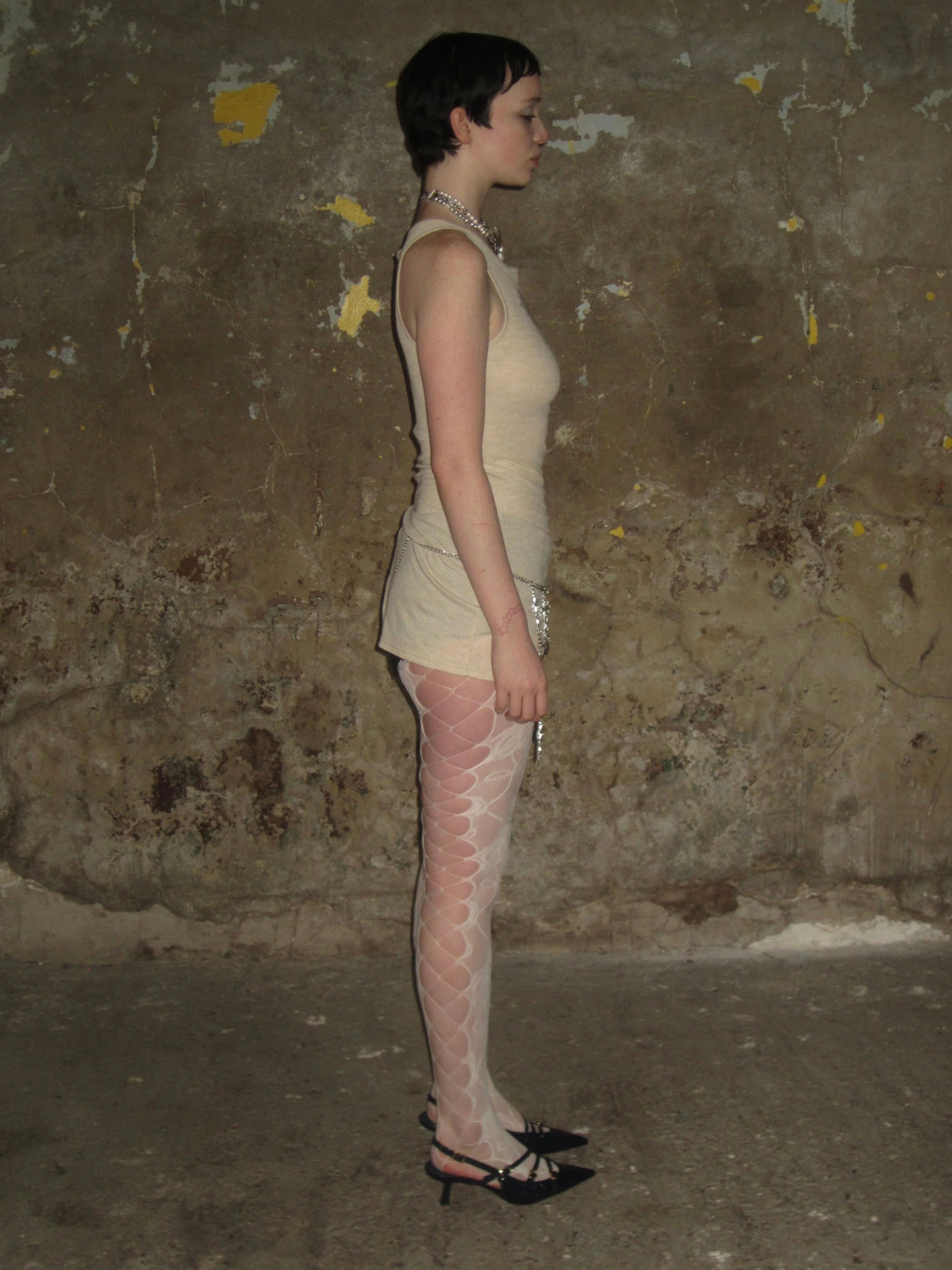 White Lace hollow Tights - Image 7